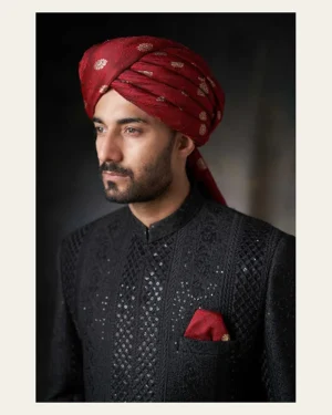 Midnight Embellished Sherwani